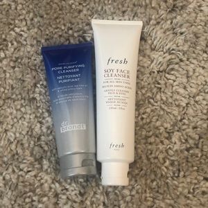 FRESH & Dr BRANDT cleansers
